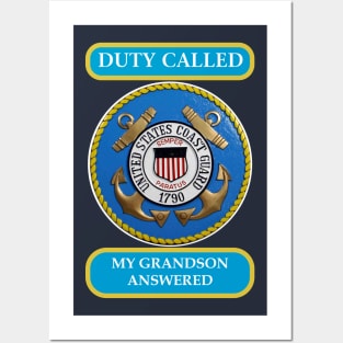 DutyCalledCoastGuard Grandson Posters and Art